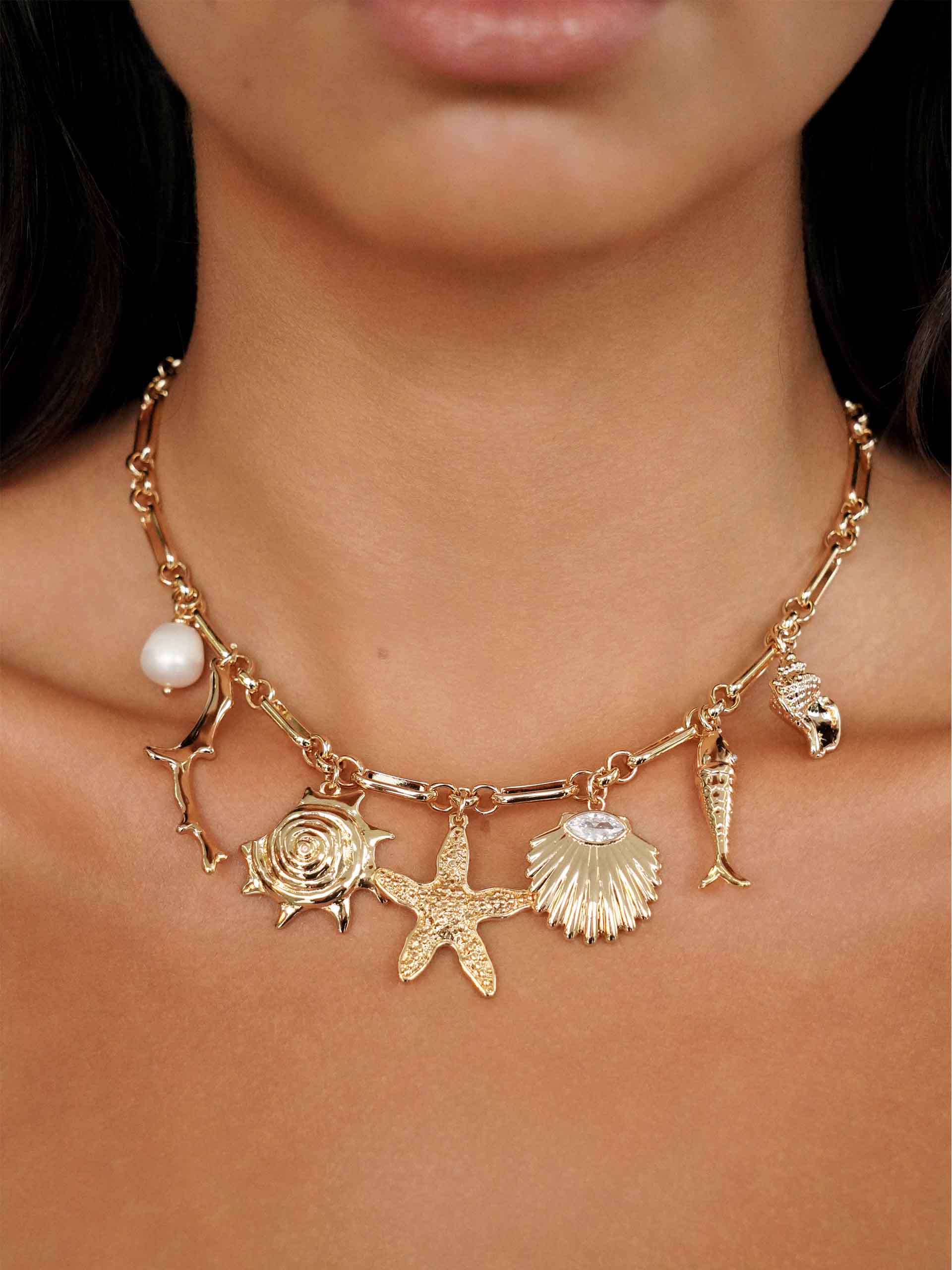 Oceanic Dreams Charm Necklace - Image 3