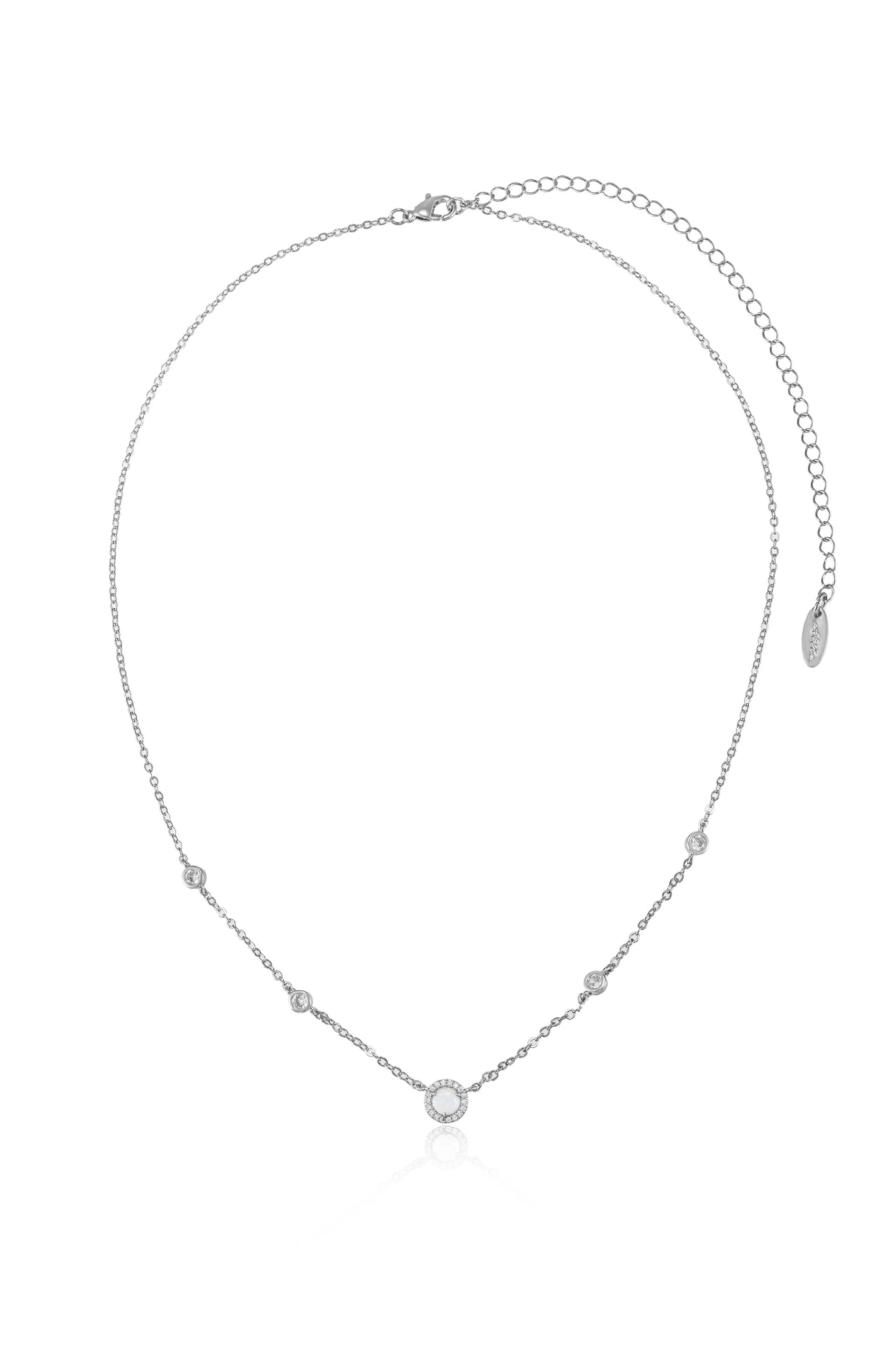 Olivia Opal and Crystal Necklace - Image 5