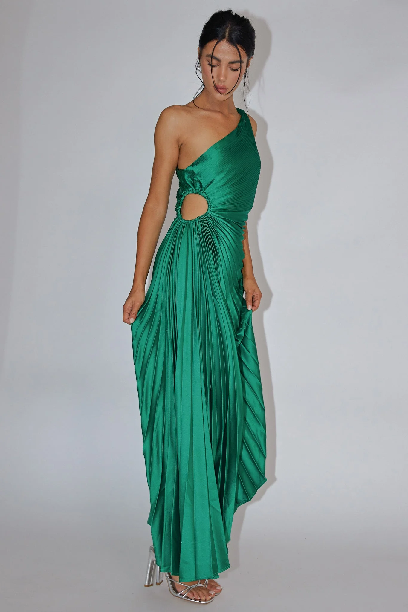 PANAMA MAXI DRESS - KELLY GREEN - Image 3