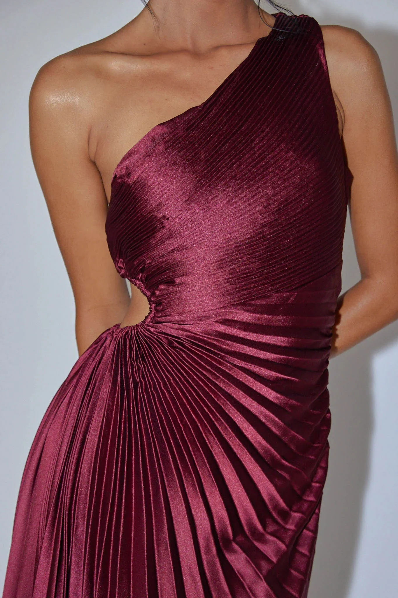 PANAMA MAXI DRESS - WINE - Image 3