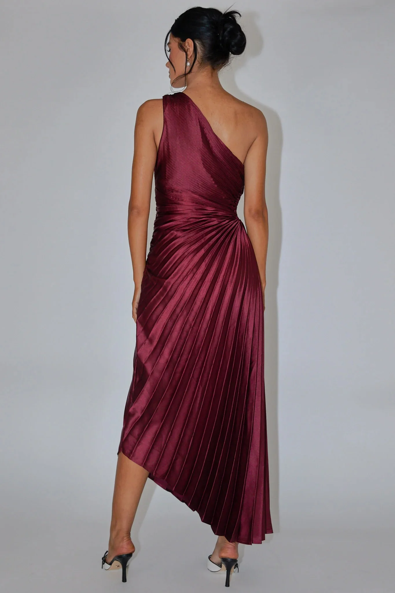 PANAMA MAXI DRESS - WINE - Image 4