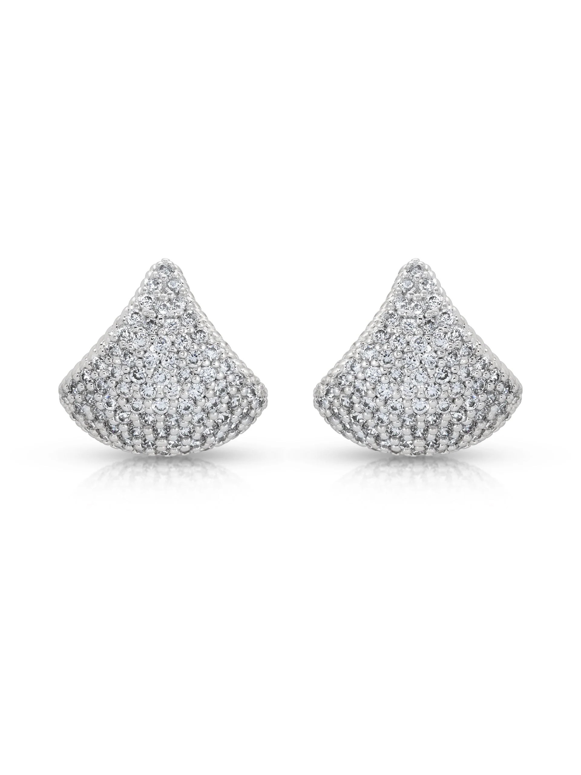 Pavé Encrusted Huggie Hoops - Image 7