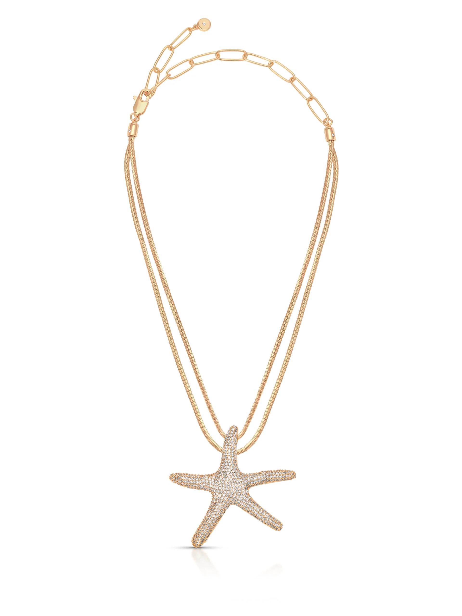 Pavè Starfish Necklace - Image 4