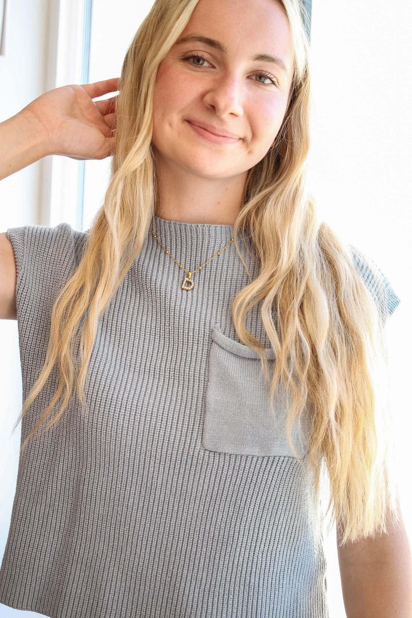 Pearl Initial Necklace - Image 10