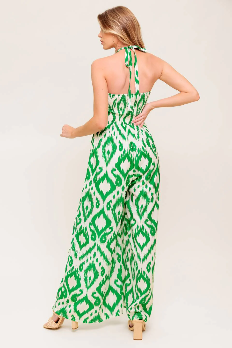 PENNY GREEN BRAIDED HALTER JUMPSUIT - Image 2