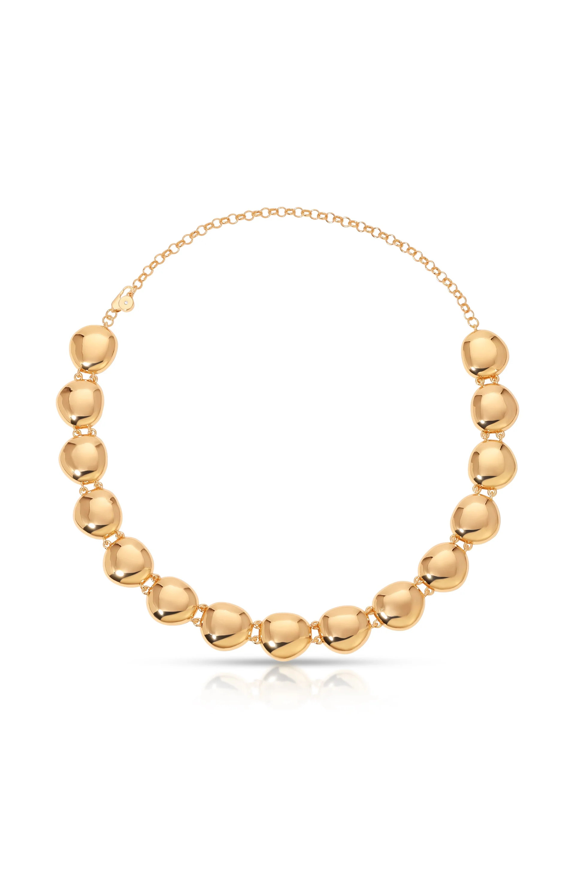 Polished Pebble Choker Necklace - Image 2