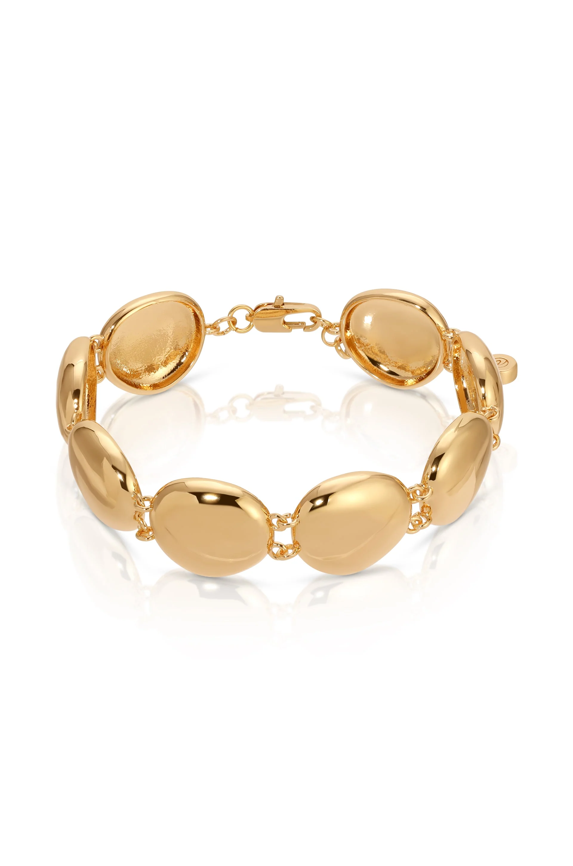 Polished Pebble Linked Bracelet - Image 2