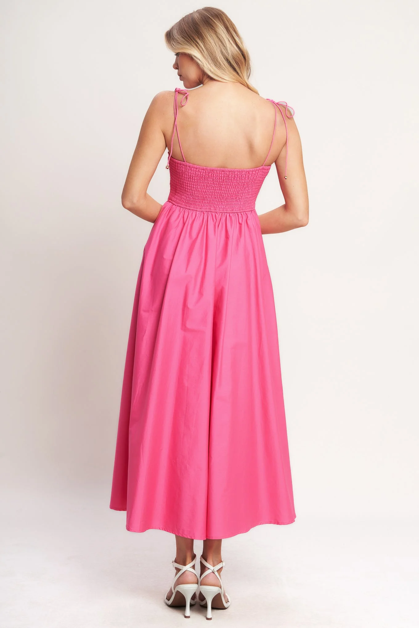 PRETTY IN PINK MIDI DRESS - Image 3