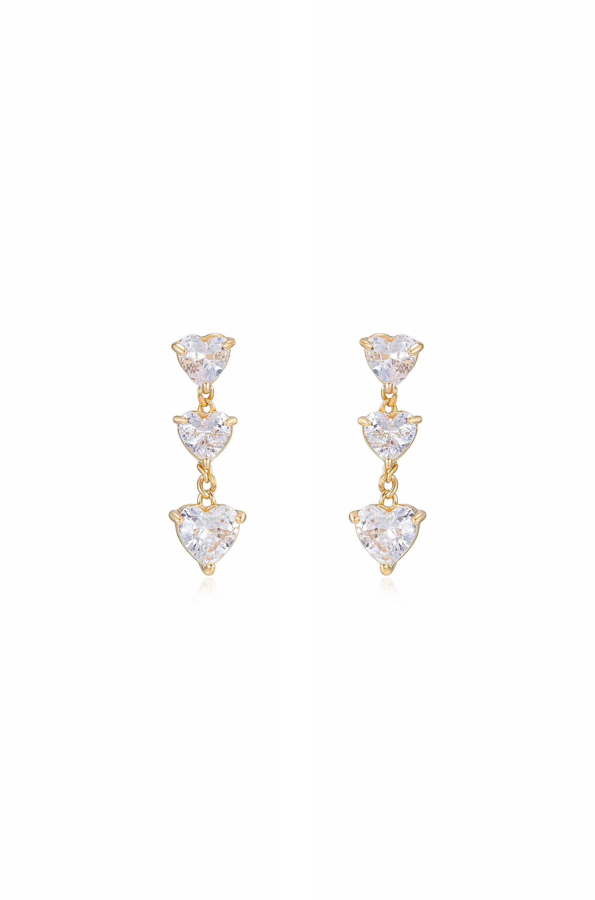 Queen of Hearts Crystal Earrings - Image 2