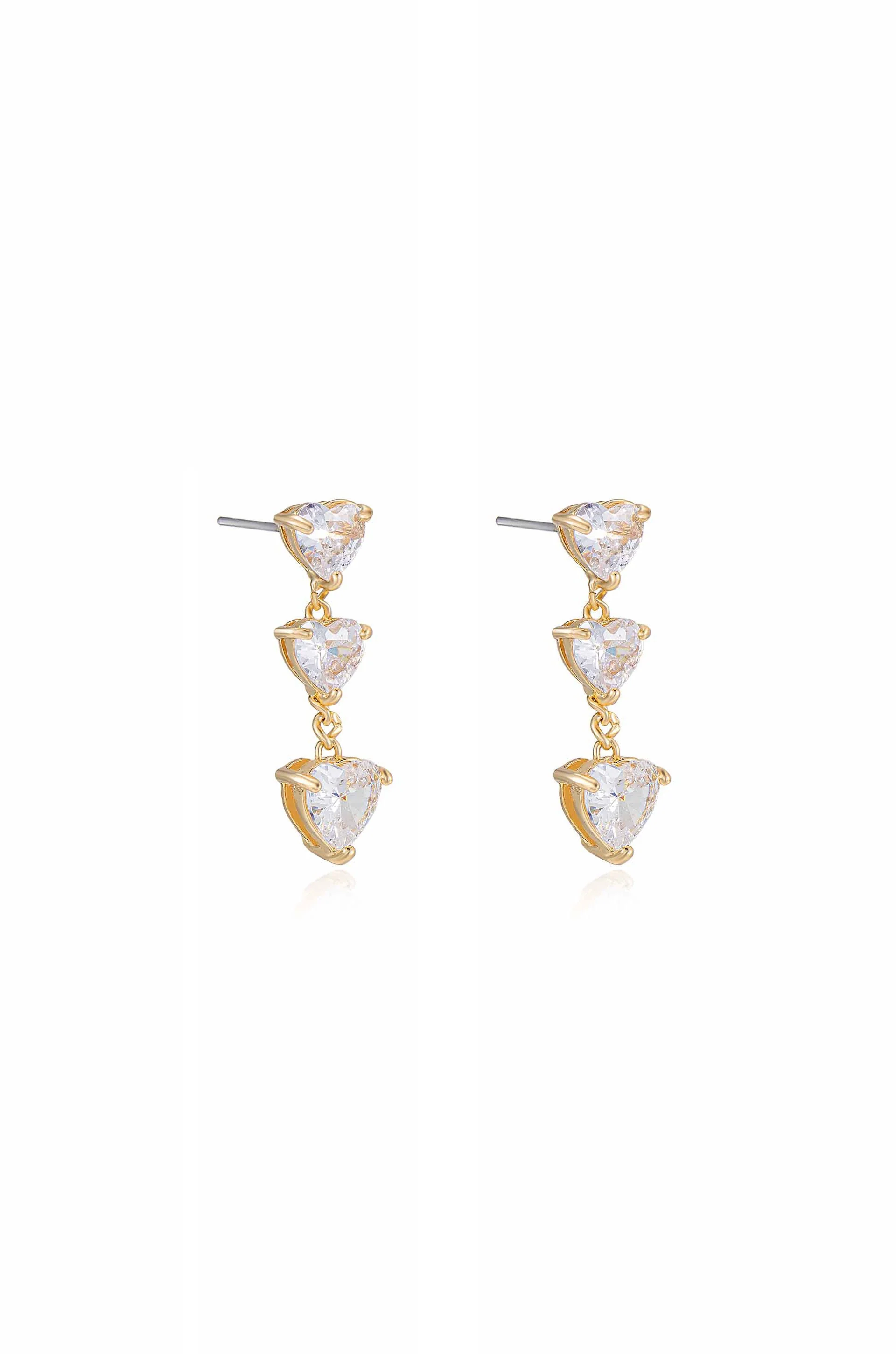 Queen of Hearts Crystal Earrings - Image 3