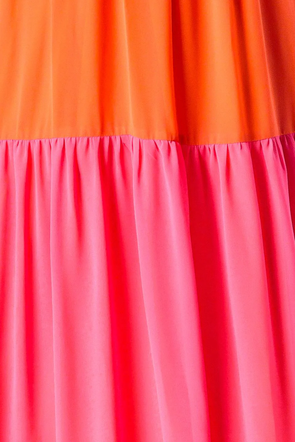 REGAL SUNRISE - PINK & RED COLOR BLOCKED MAXI DRESS - Image 7