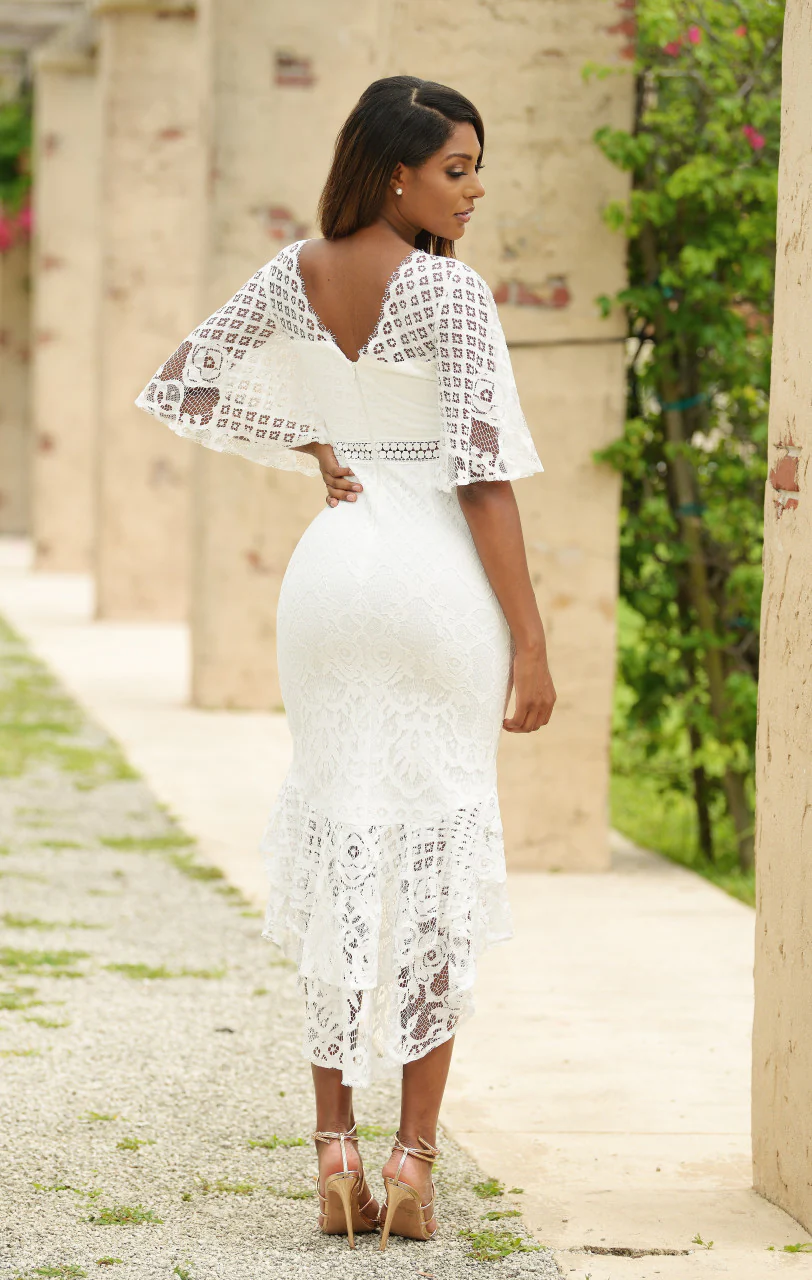 Reyna Dress - White - Image 4