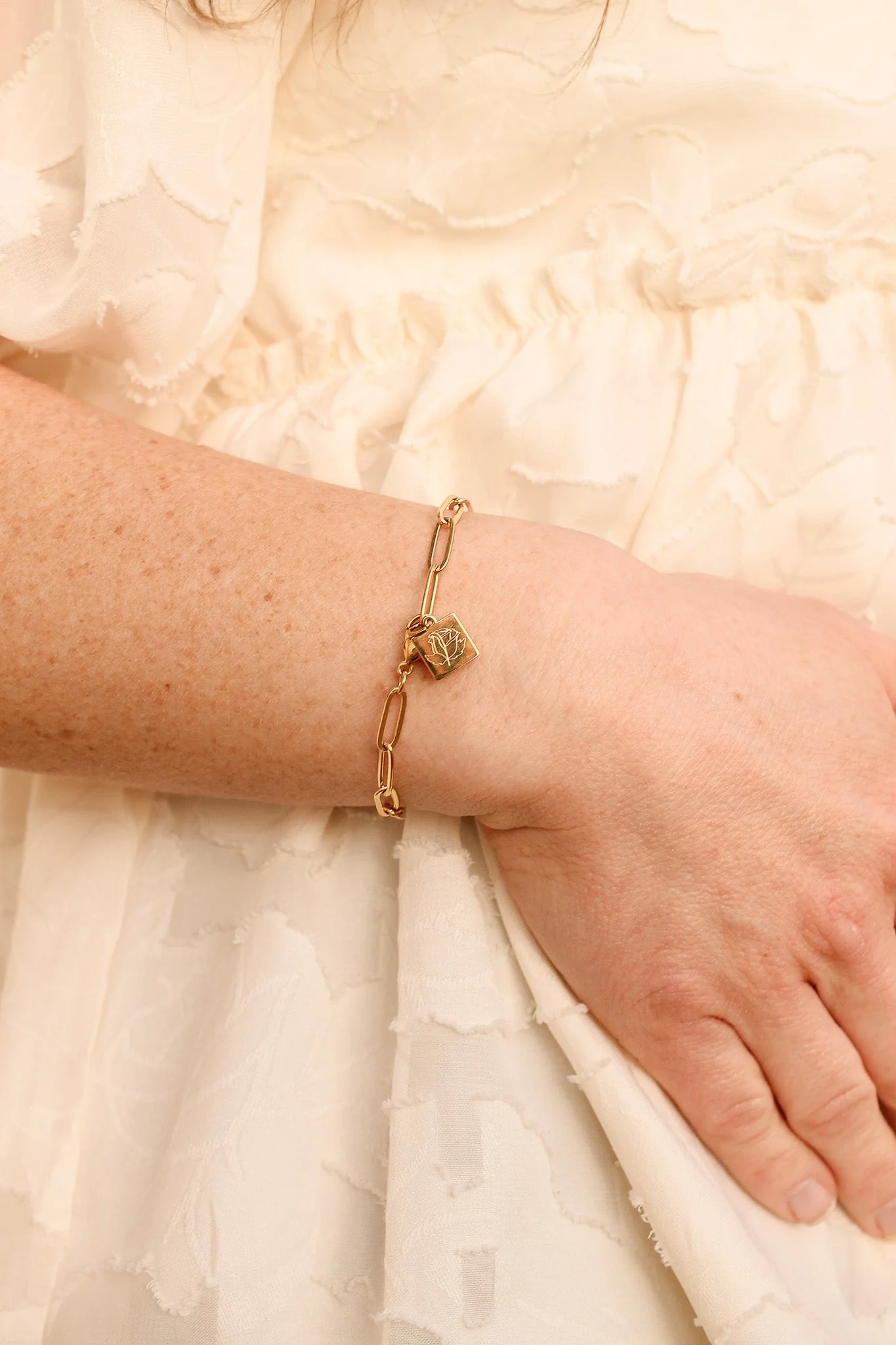 Riley Paperclip Chain Bracelet - Image 2