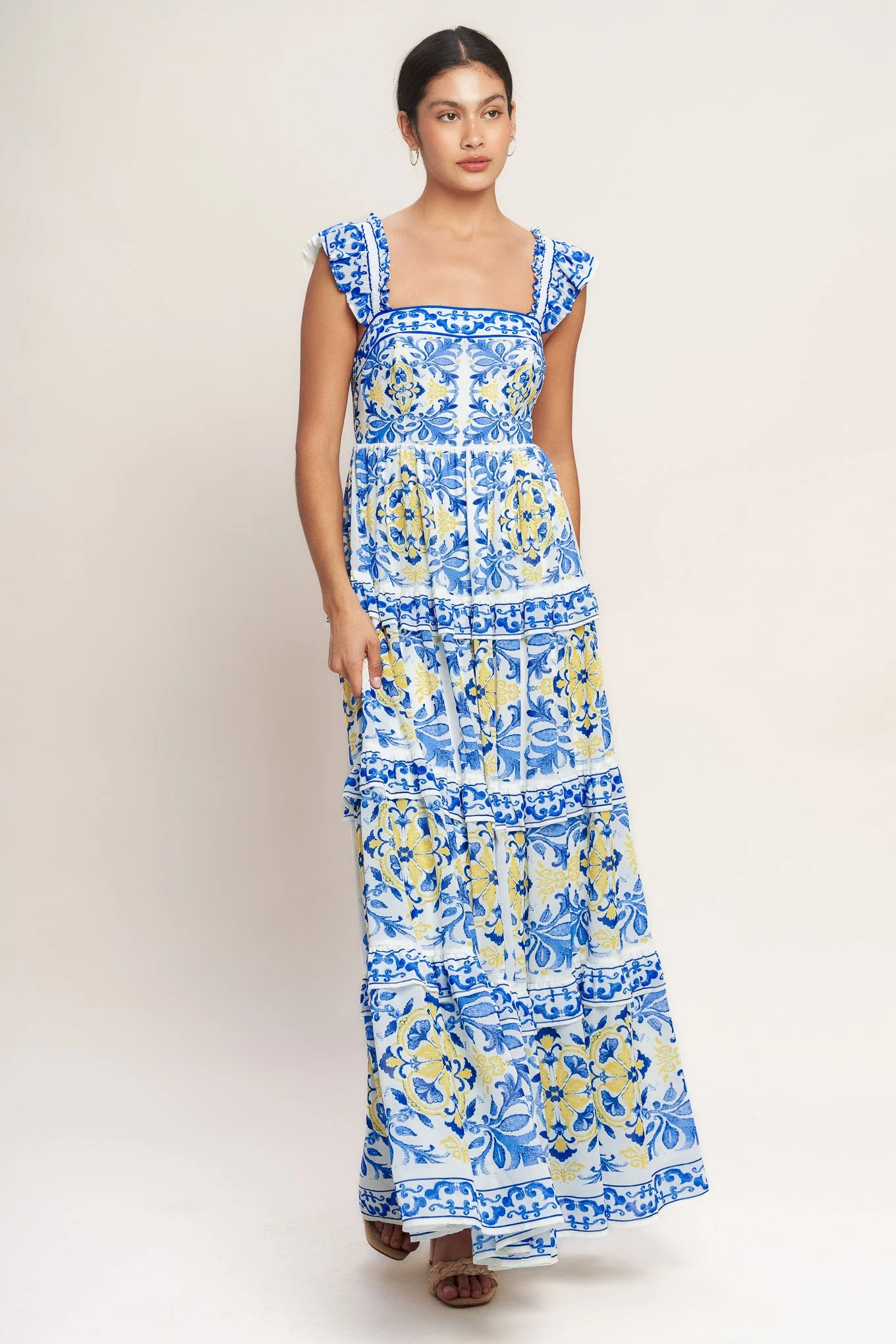 SALTY AIR SWEETHEART BLUE MAXI DRESS