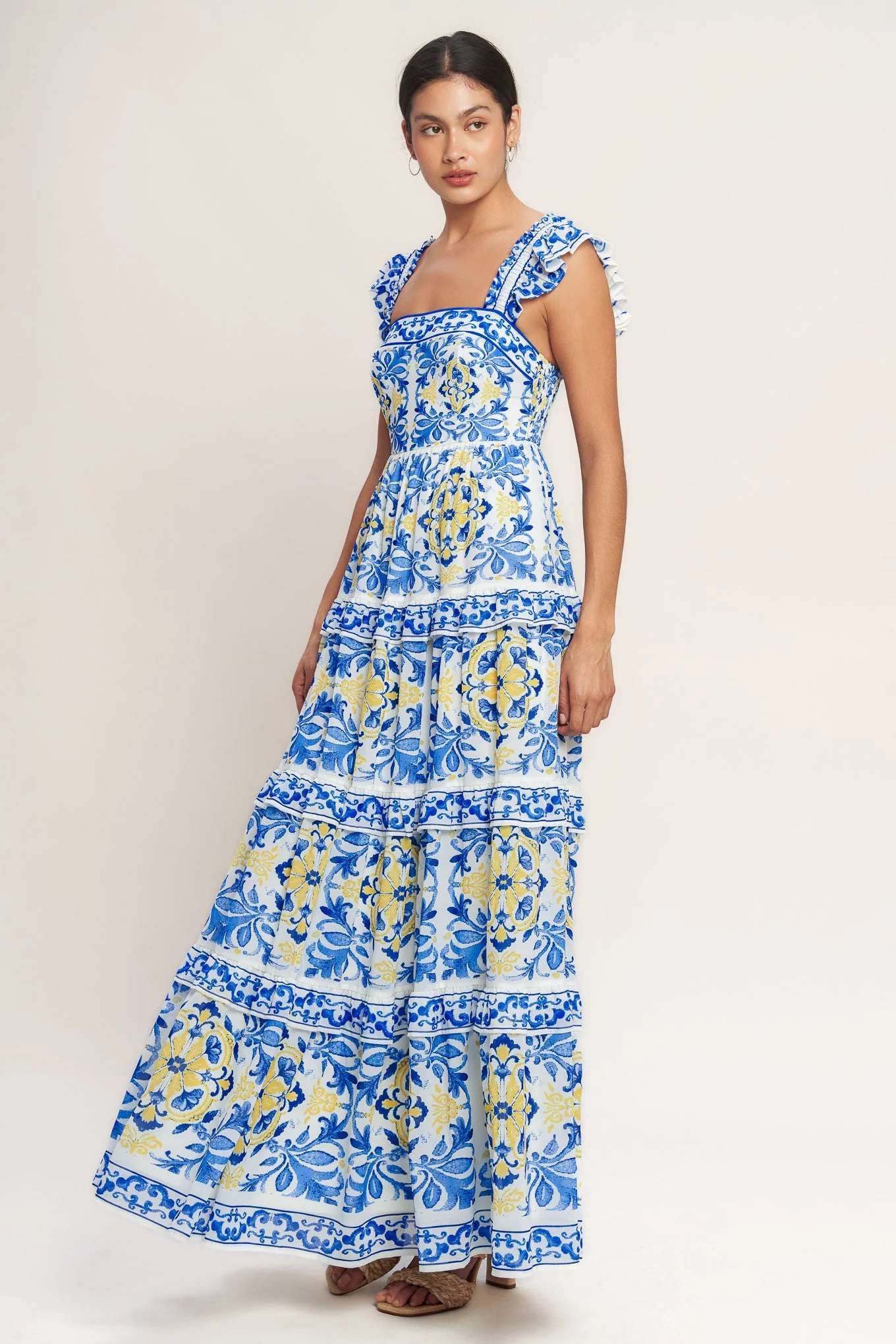 SALTY AIR SWEETHEART BLUE MAXI DRESS - Image 6