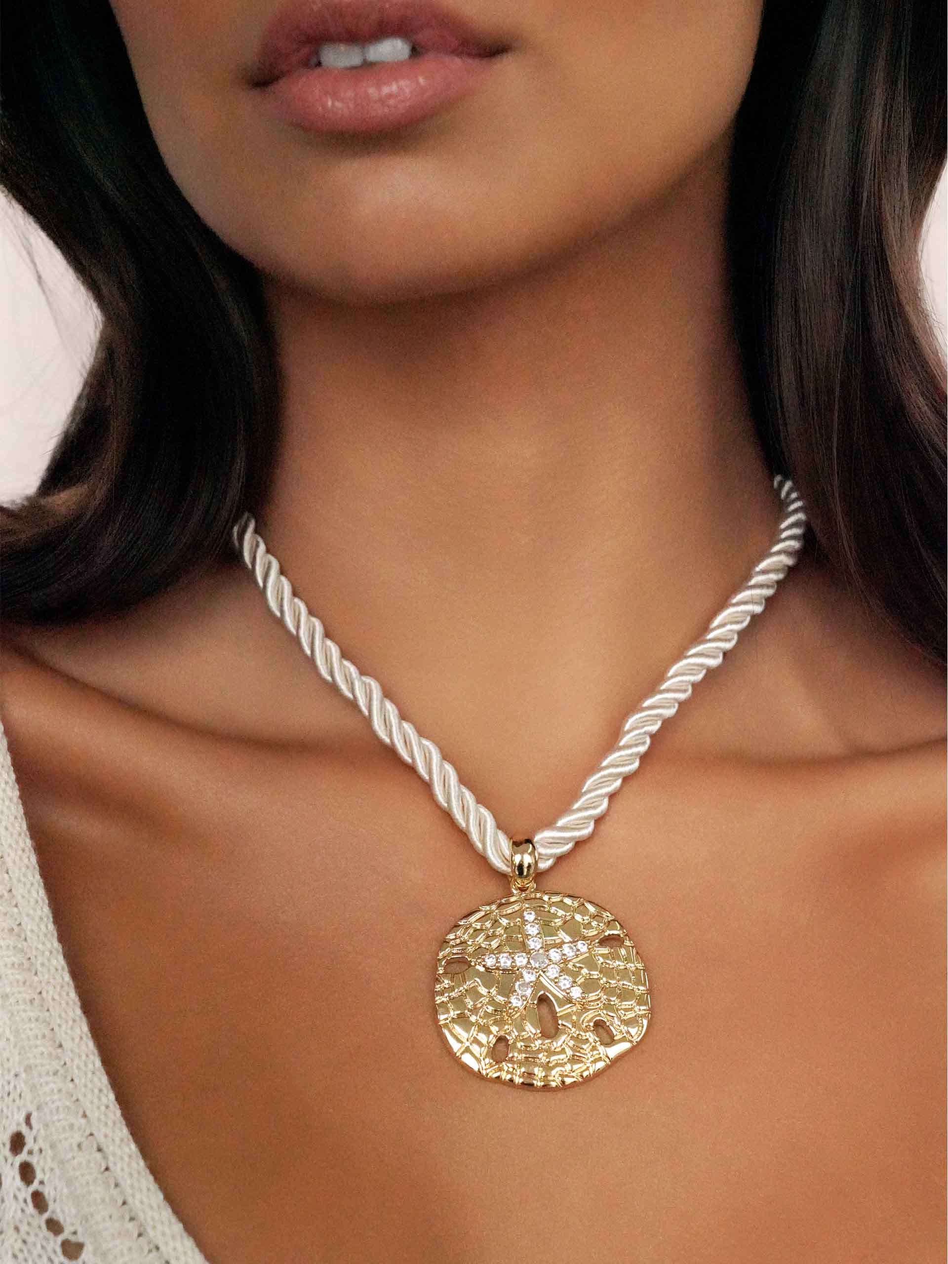 Sand Dollar Pendant Necklace - Image 5