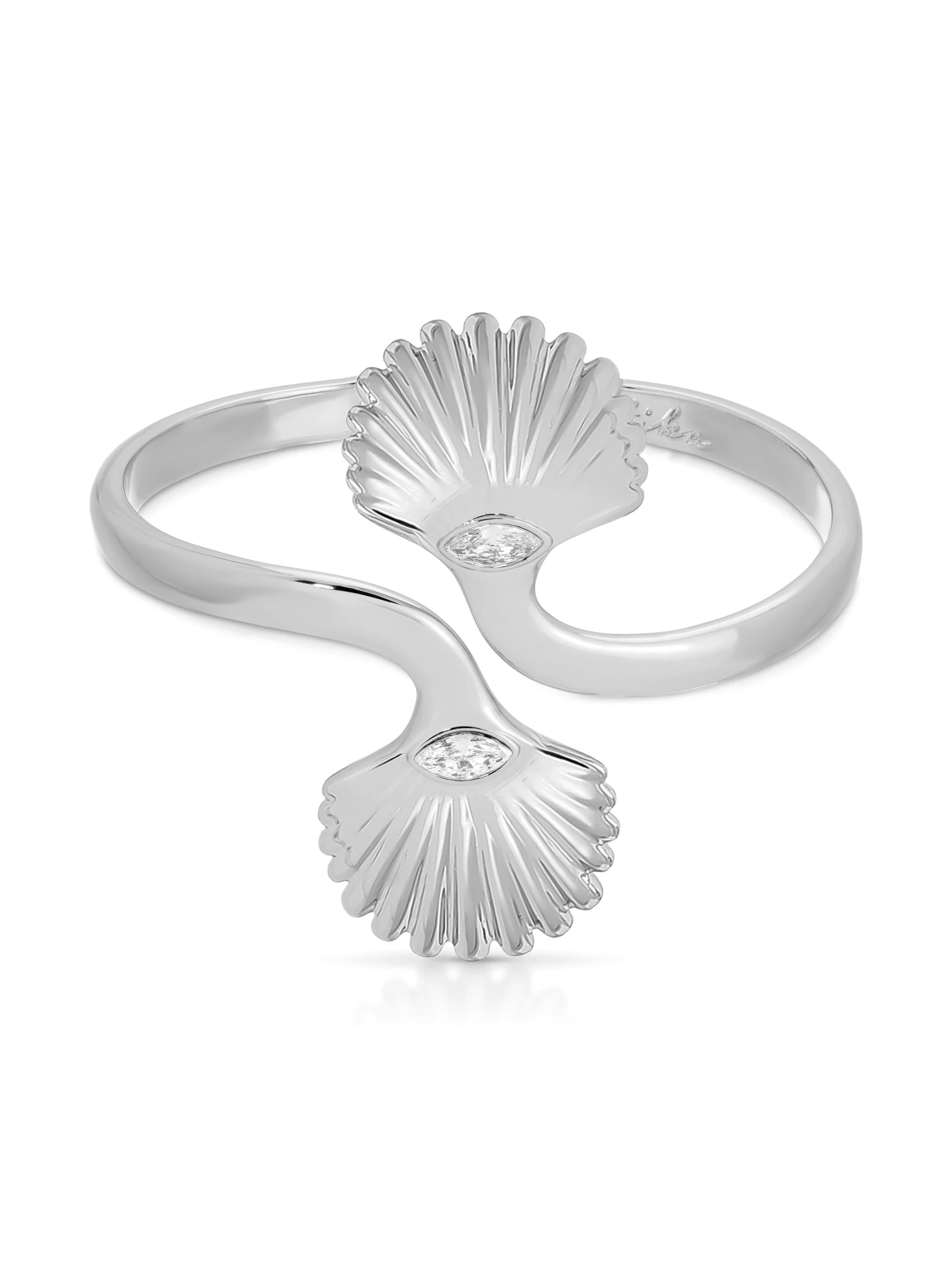 Santorini Shell Cuff Bracelet - Image 9