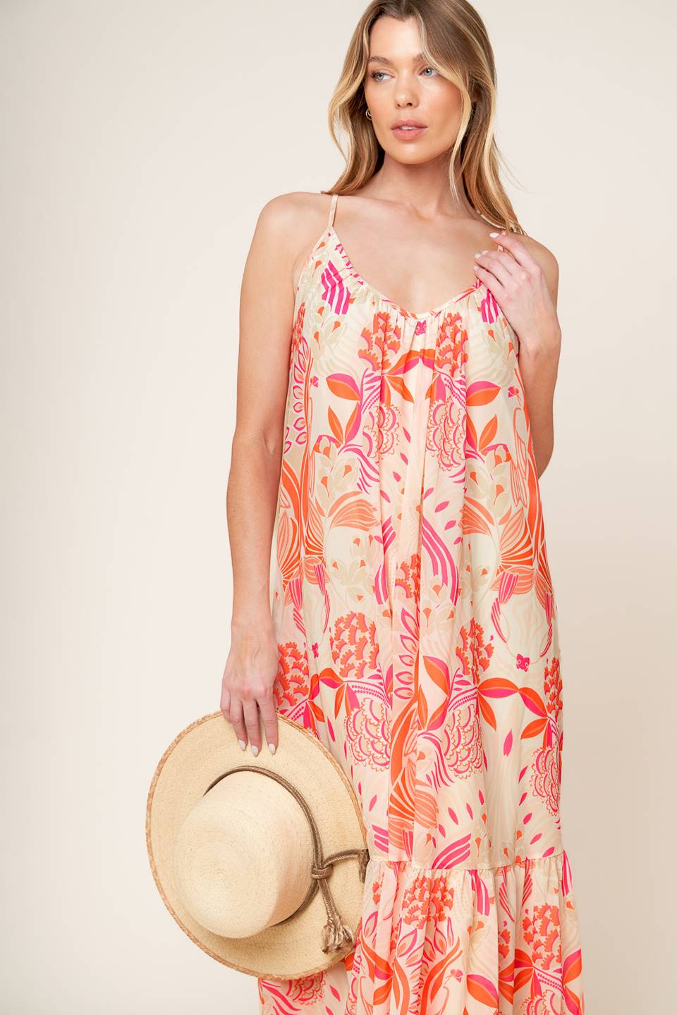 SECRET GARDEN MAXI DRESS - PINK - Image 6