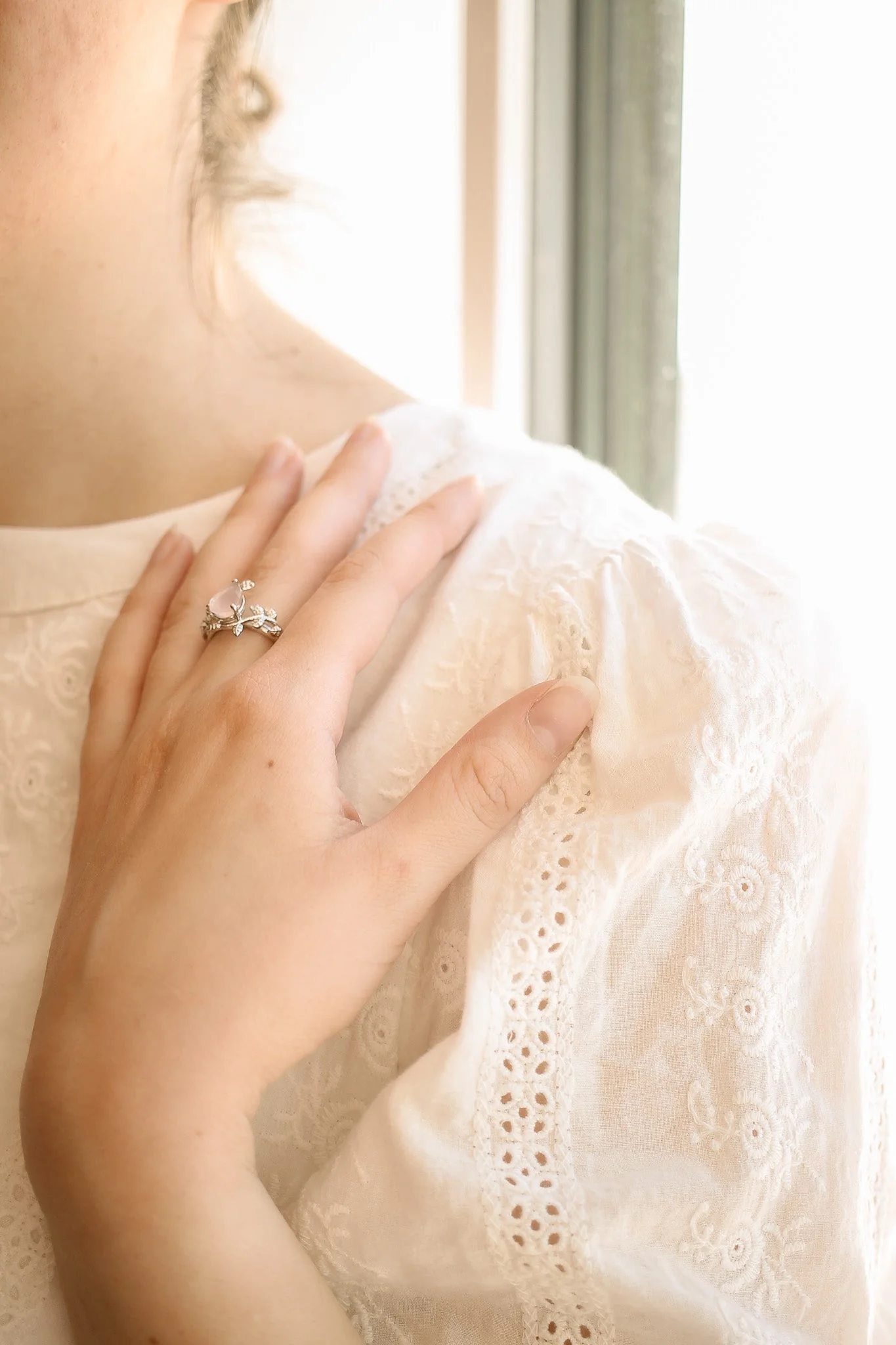 Seraphina Rose Quartz Ring - Image 4