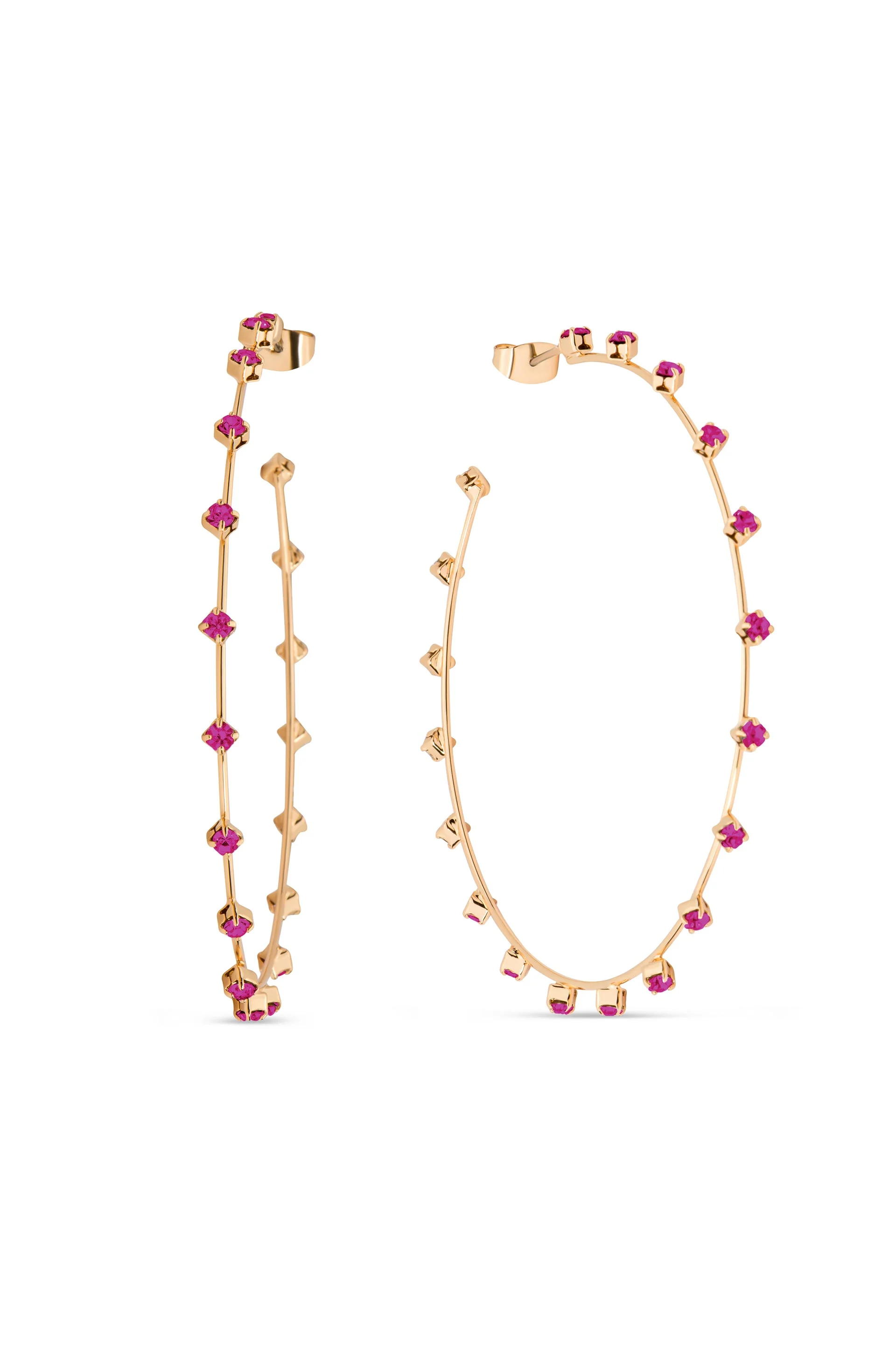 Simple Spark Crystal Hoops - Image 12