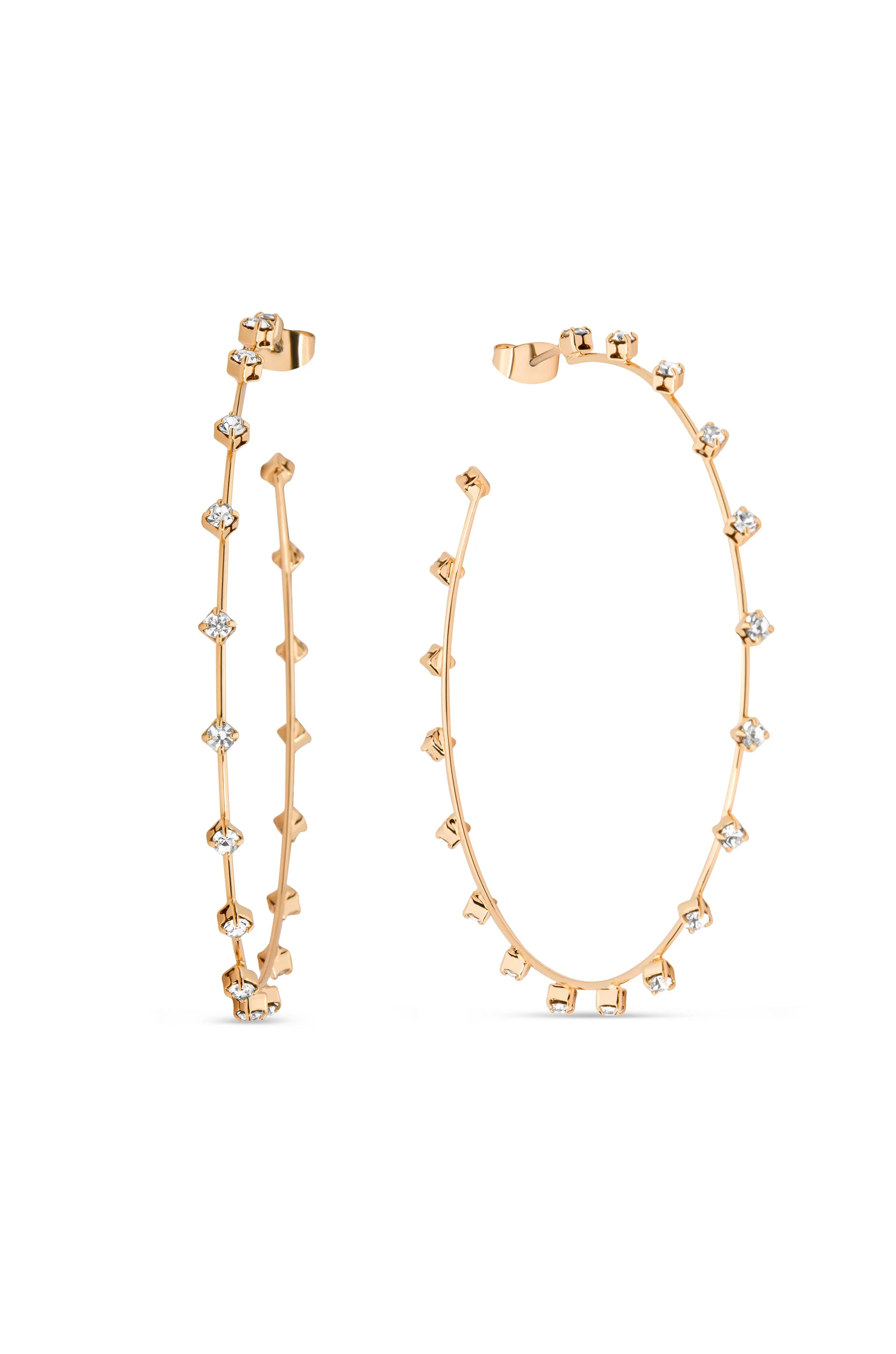 Simple Spark Crystal Hoops - Image 2