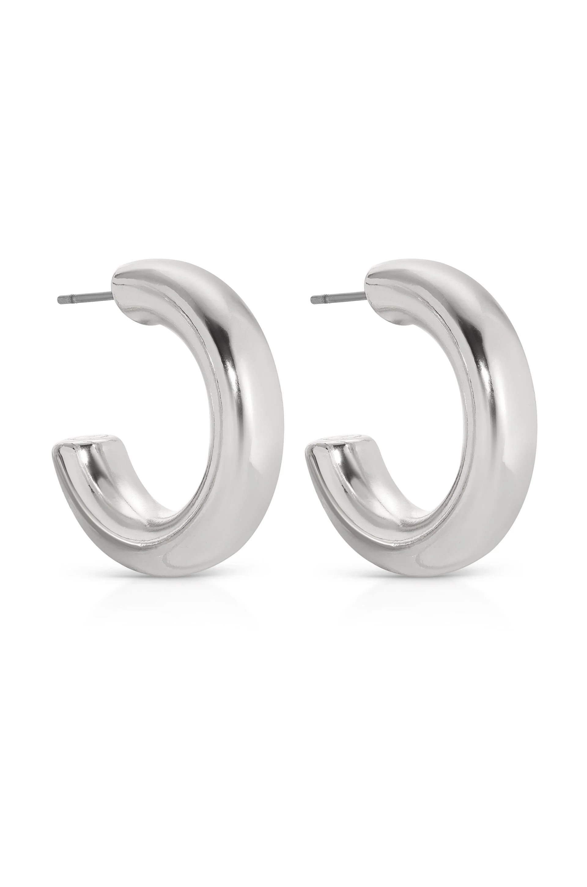 Small Thick Classic Hoops - Image 10
