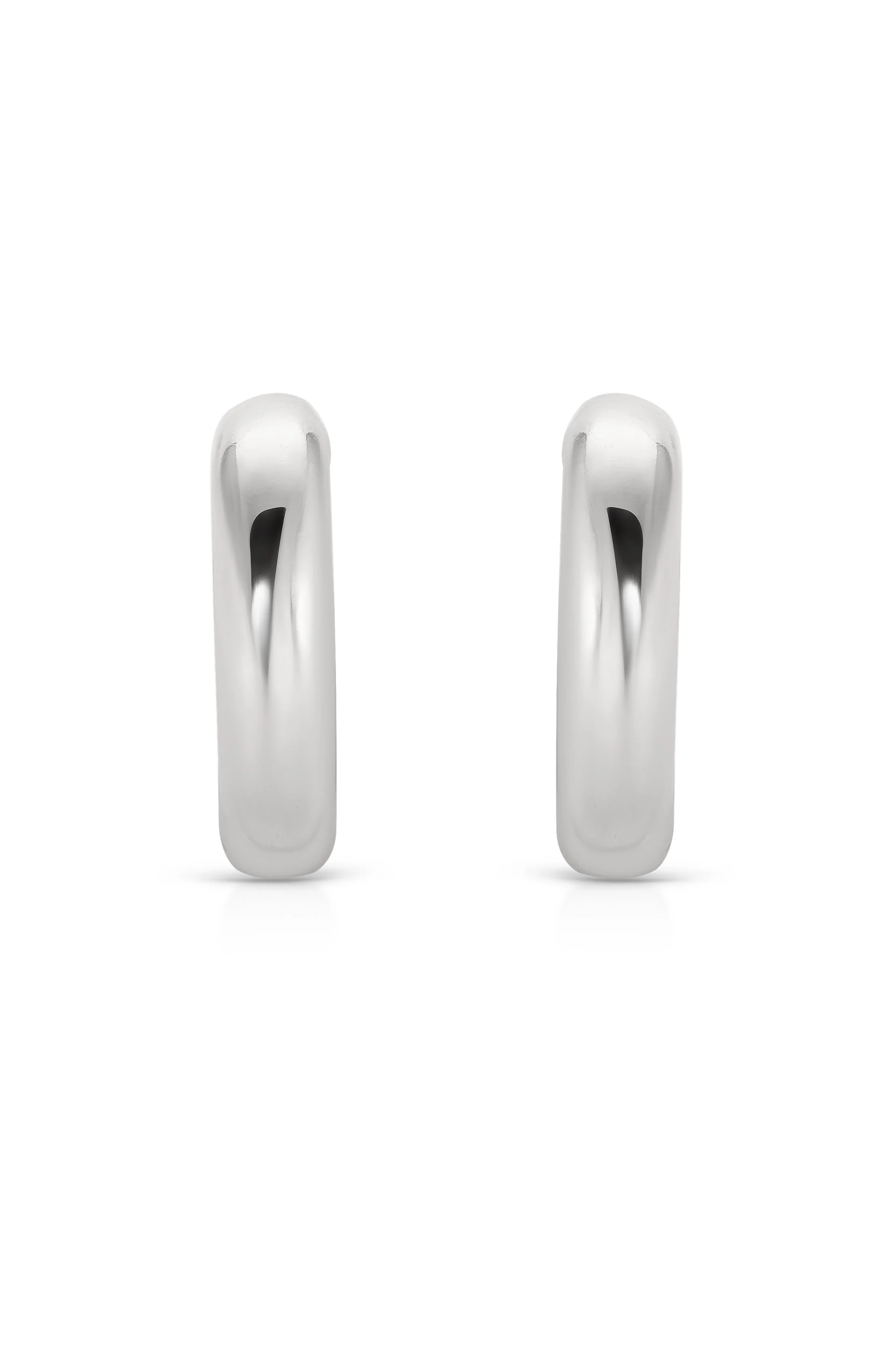 Small Thick Classic Hoops - Image 5