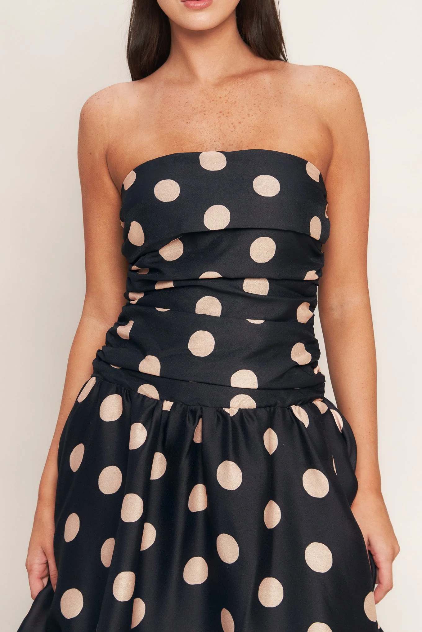 SPOTLIGHT HOUR POLKA DOT MIDI DRESS - FINAL SALE - Image 6