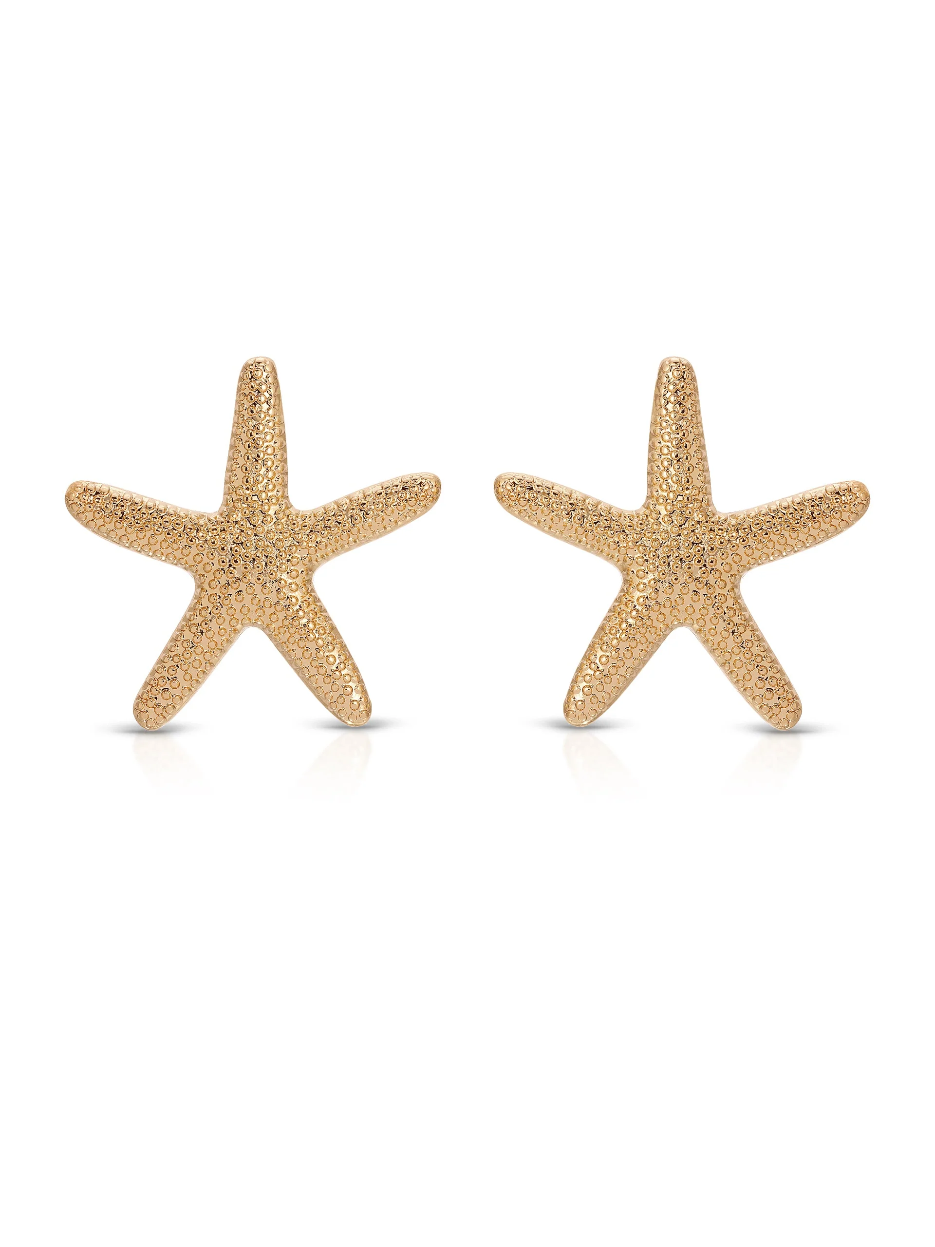 Statement Starfish Stud Earrings - Image 2