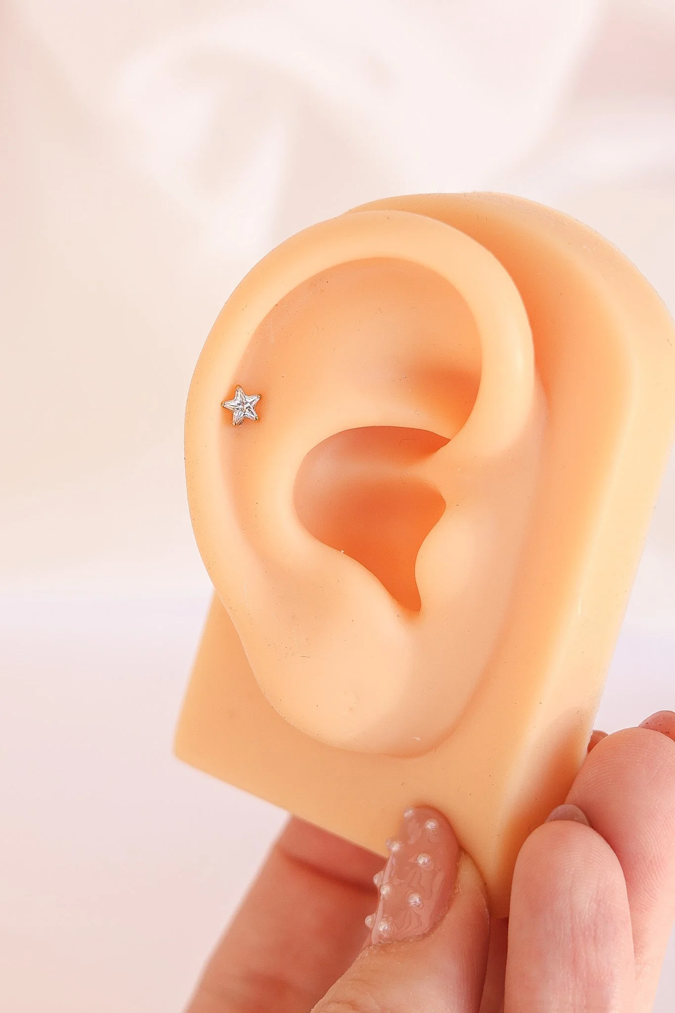 Stella Star Flat Back Stud Earring - Image 3