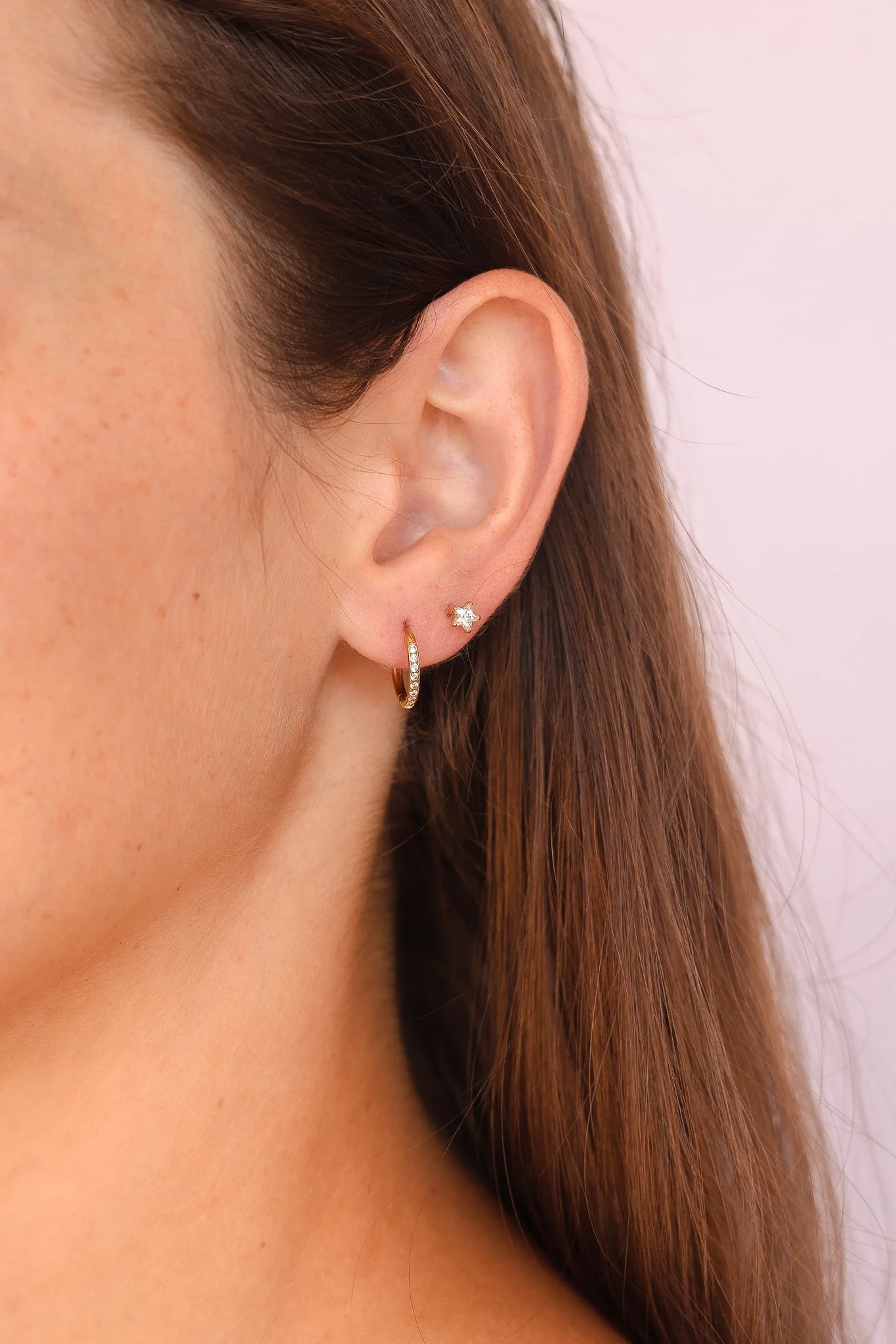 Stella Star Flat Back Stud Earring - Image 4