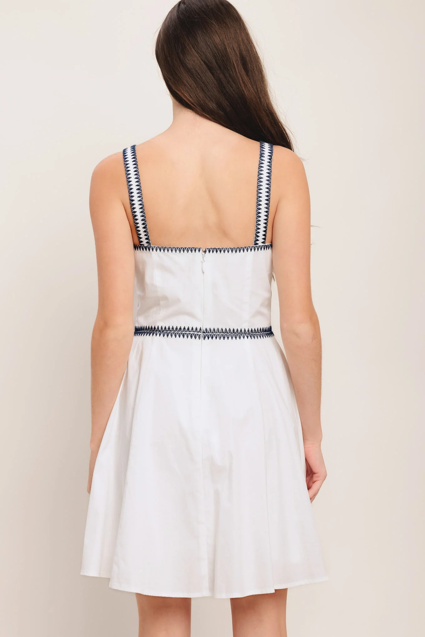 SUMMER EMBROIDERED MINI DRESS - Image 3