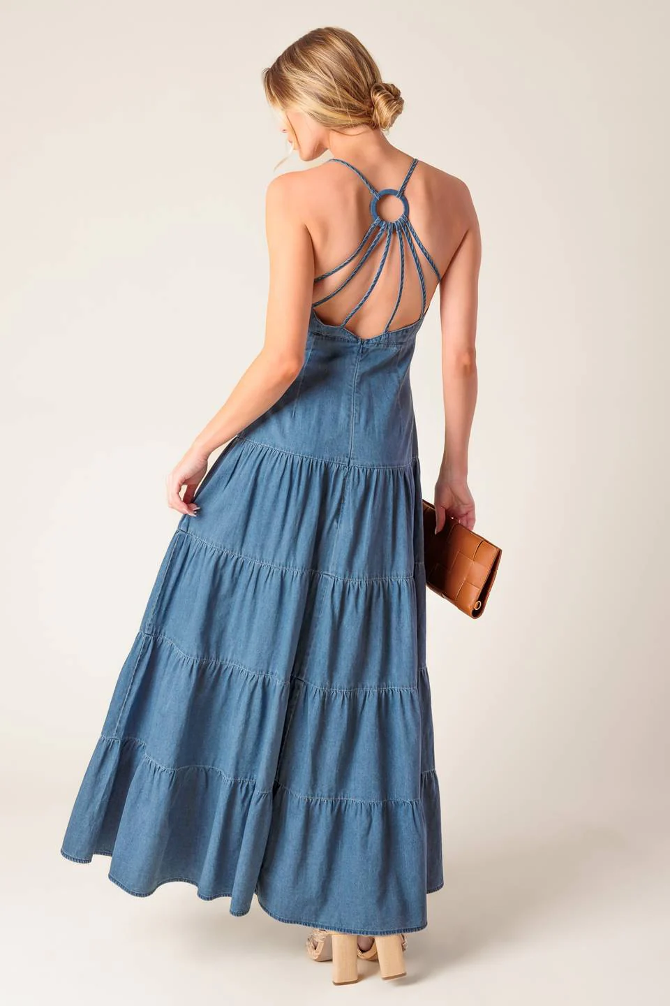 SUNDAY BEST - CHAMBRAY MIDI DRESS - Image 2