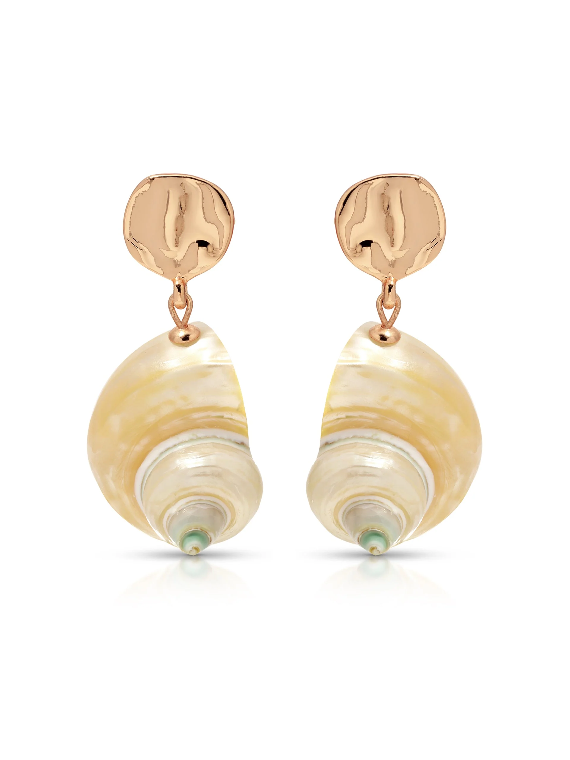 Sunken Treasure Shell Earrings - Image 2