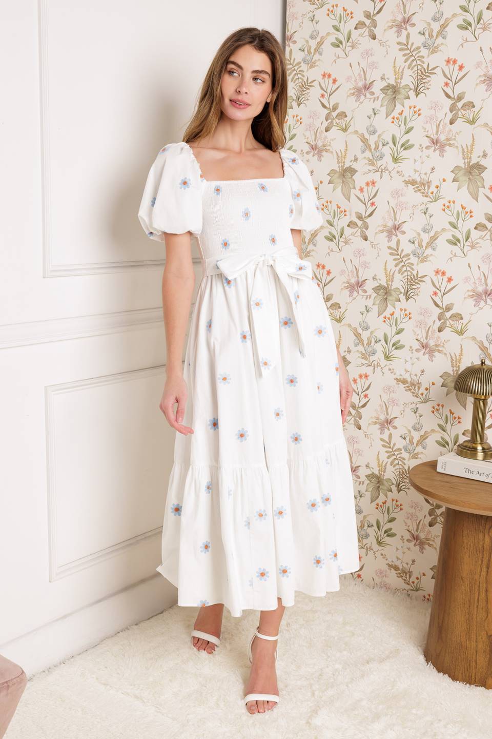 SUNNYSIDE LANE - EMBROIDERED MIDI DRESS - FINAL SALE - Image 6