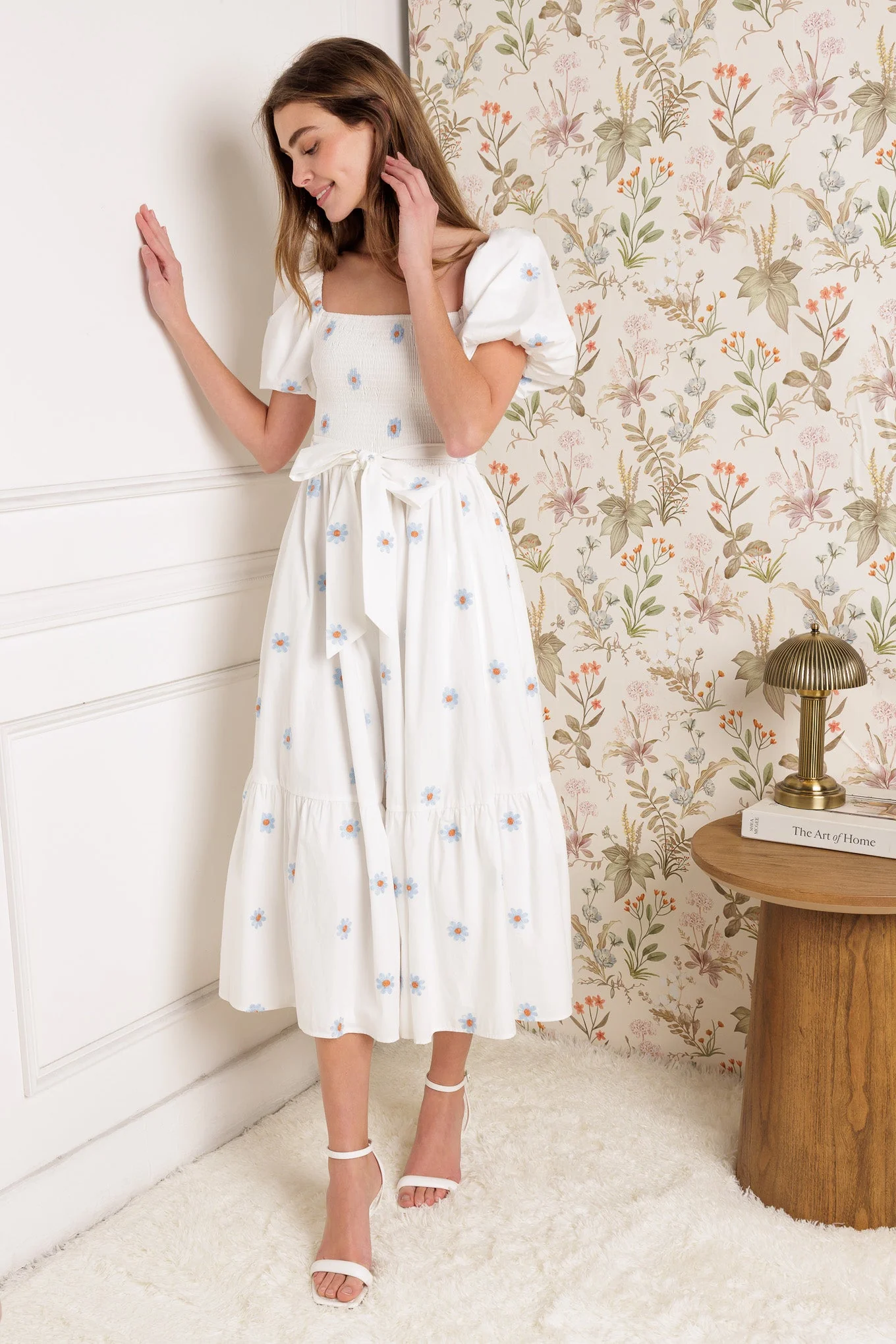 SUNNYSIDE LANE - EMBROIDERED MIDI DRESS - FINAL SALE - Image 7