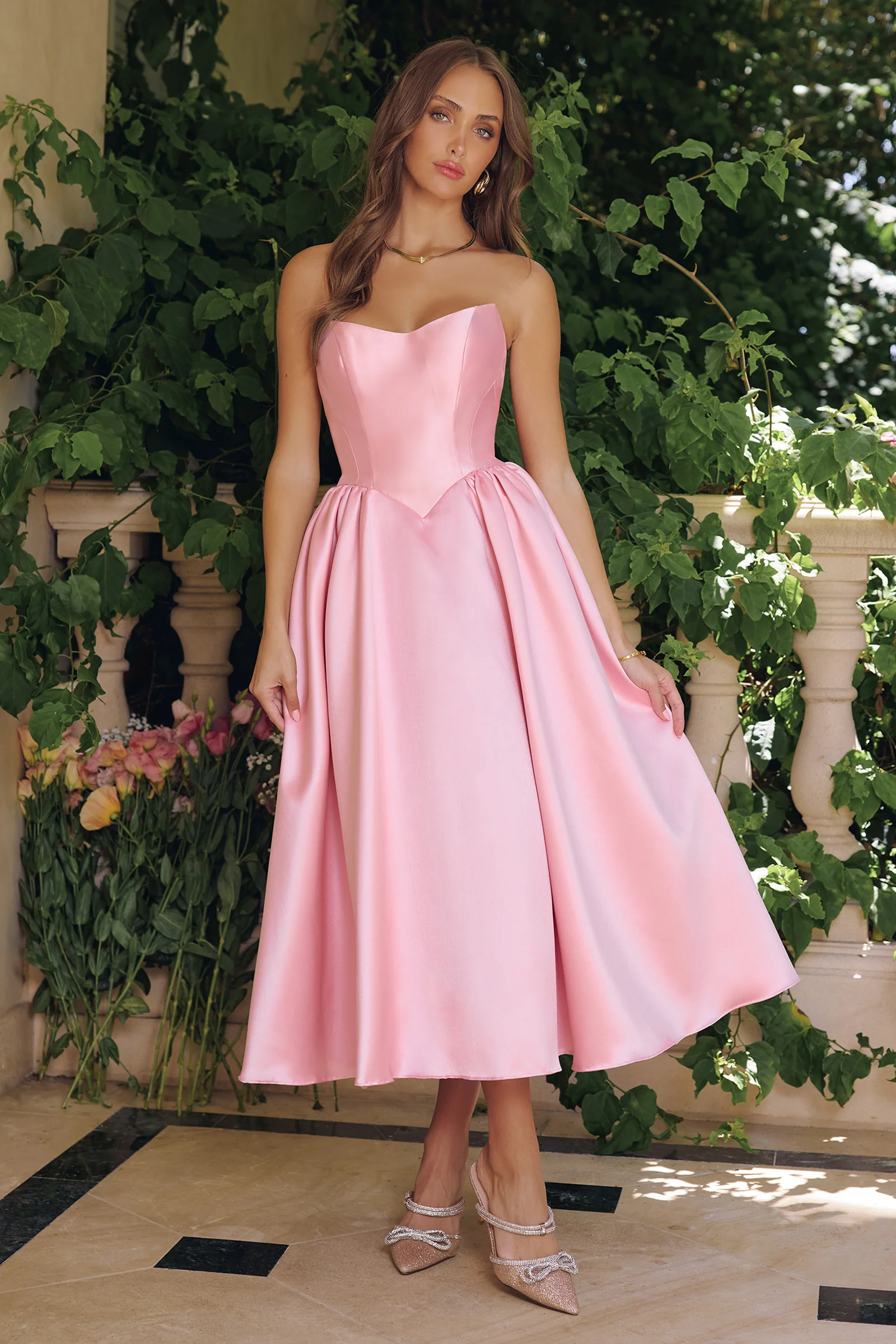 Talullah Midi Dress - Mikado Cocktail Dress - Image 4