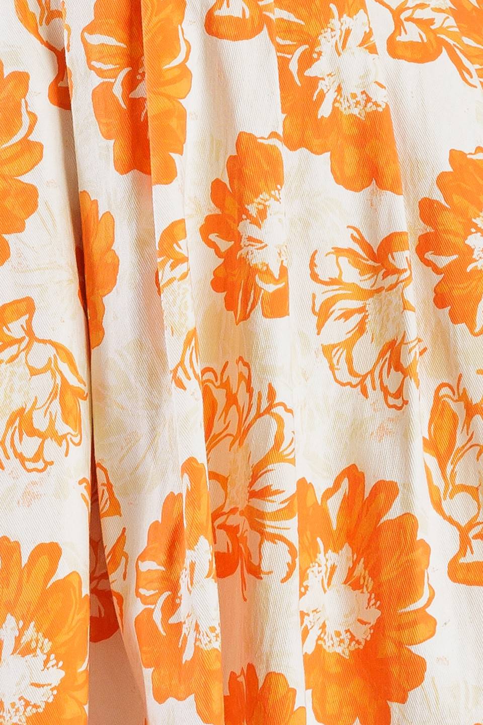 TANGERINE MIMOSAS ORANGE FLORAL MINI DRESS - Image 8