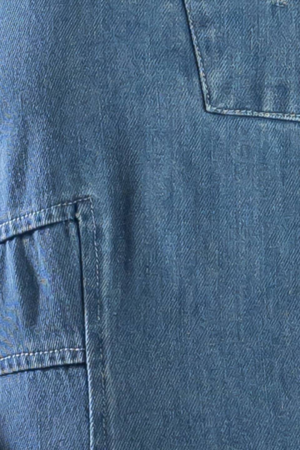 THE GENEVIEVE DENIM MIDI DRESS - Image 8