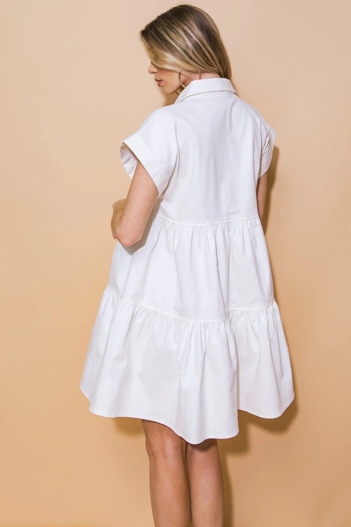 TIMELESS BEAUTY - WHITE SWING DRESS - Image 2