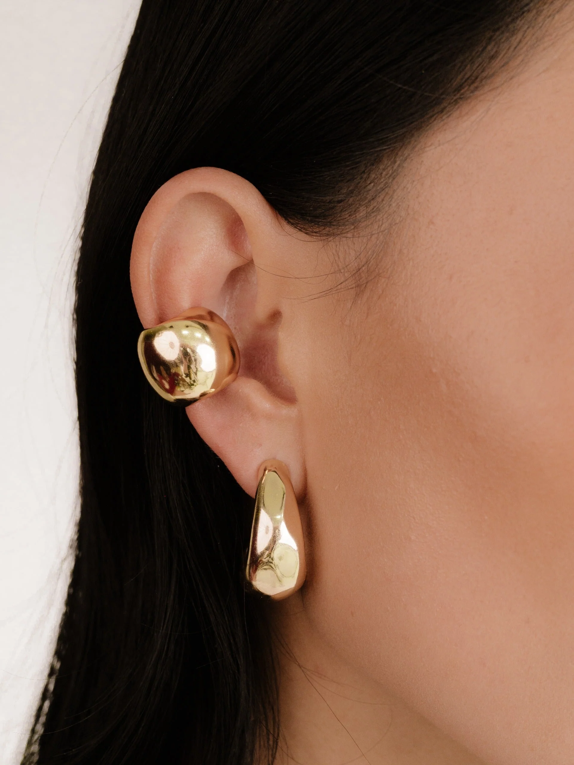 True Golden Hoop Earrings - Image 9