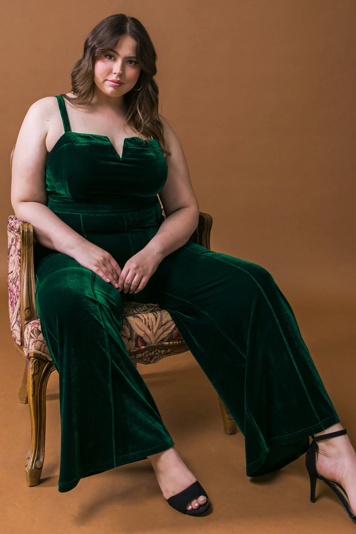 TWILIGHT HOUR VELVET JUMPSUIT - Image 9