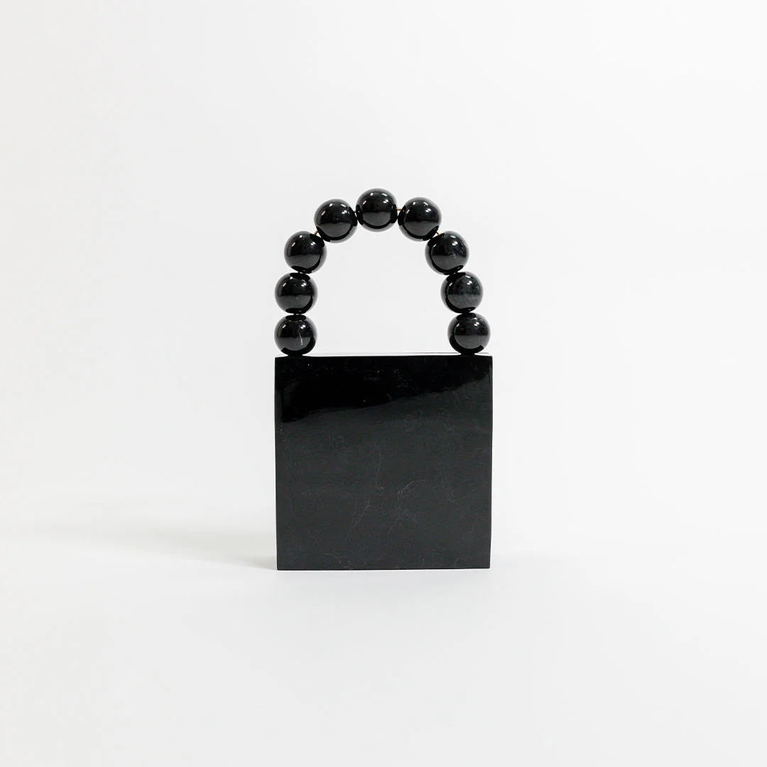 Twinkling Noir Mosaic Clutch - Image 2