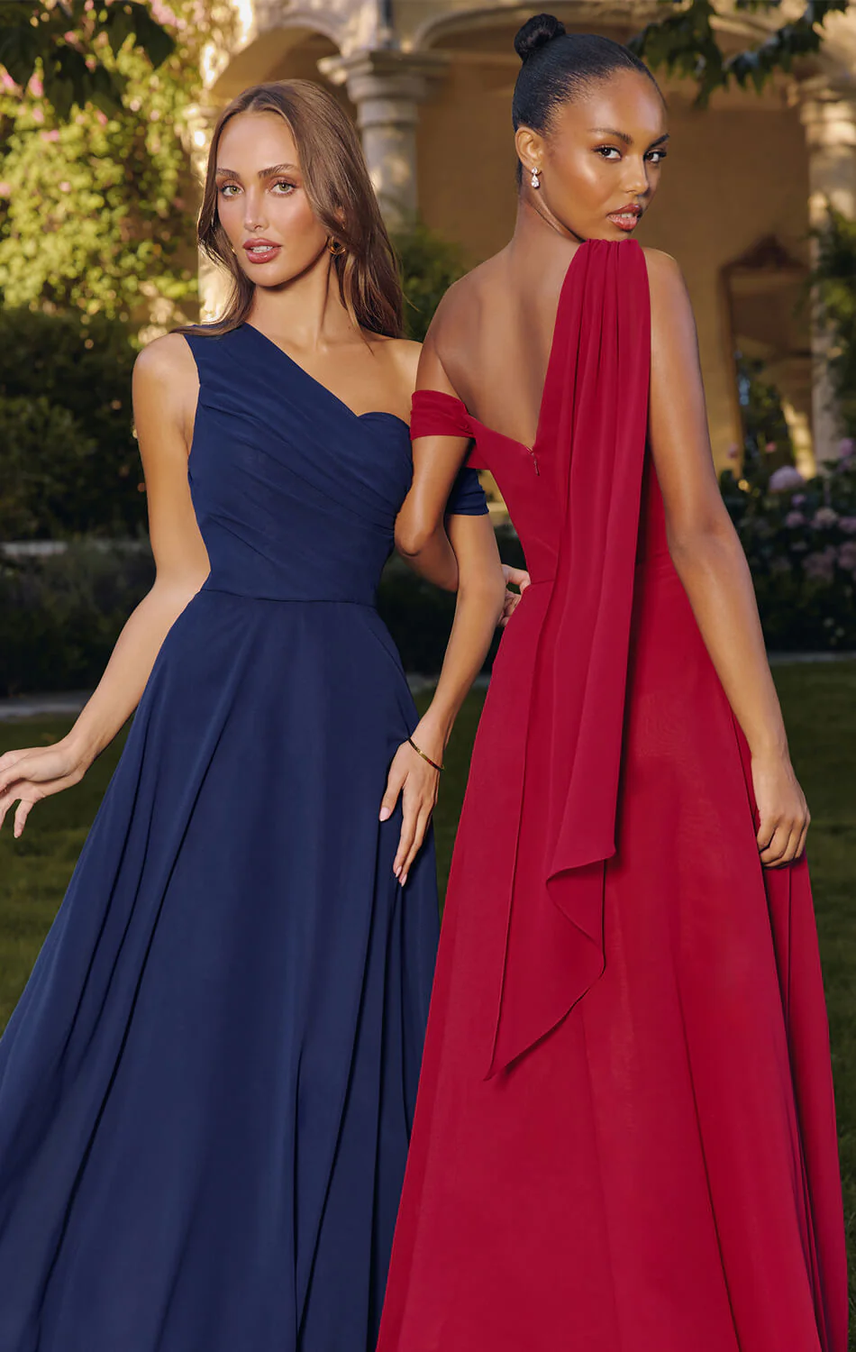 VENUS GOWN - ONE SHOULDER CHIFFON DRESS - Image 7