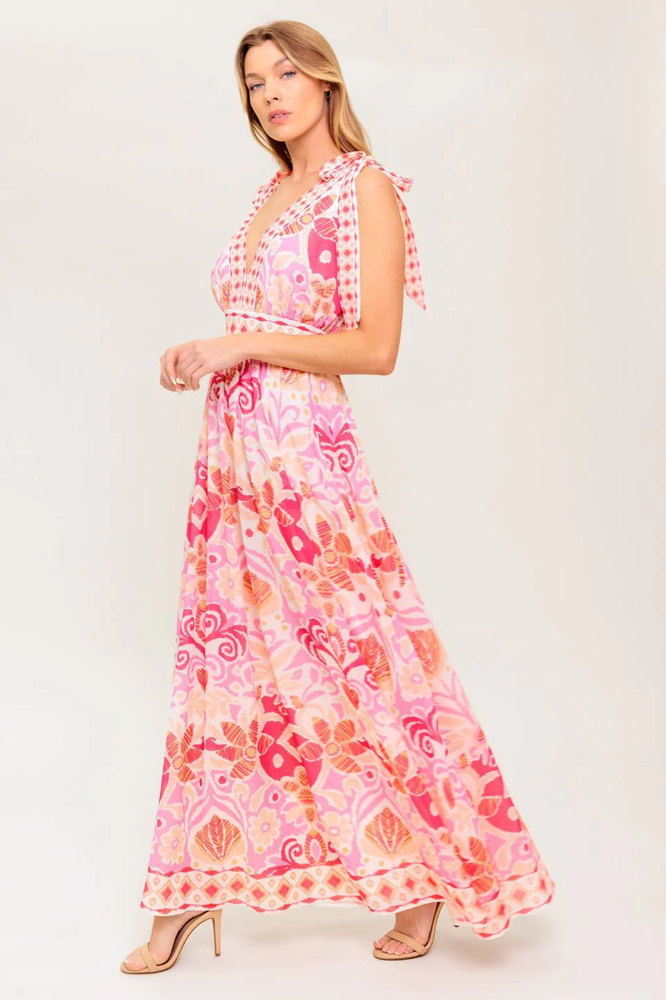 VINEYARD BLUSH MAXI DRESS - PINK - Image 6
