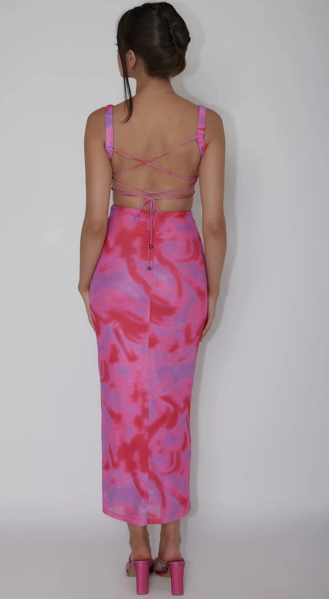 Wanda Maxi Dress - Pink - FINAL SALE - Image 4