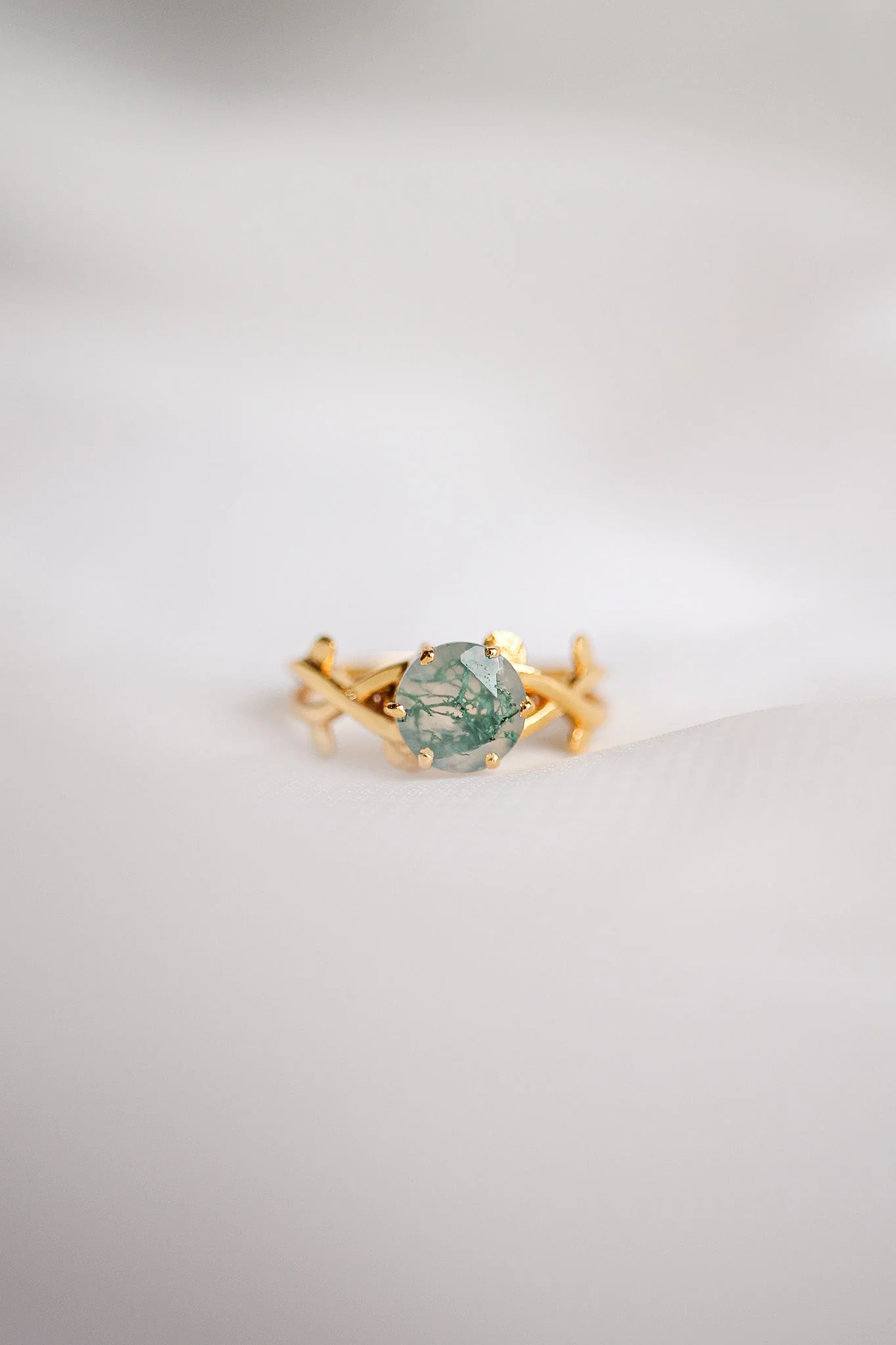 Willow Moss Agate Ring - Image 10