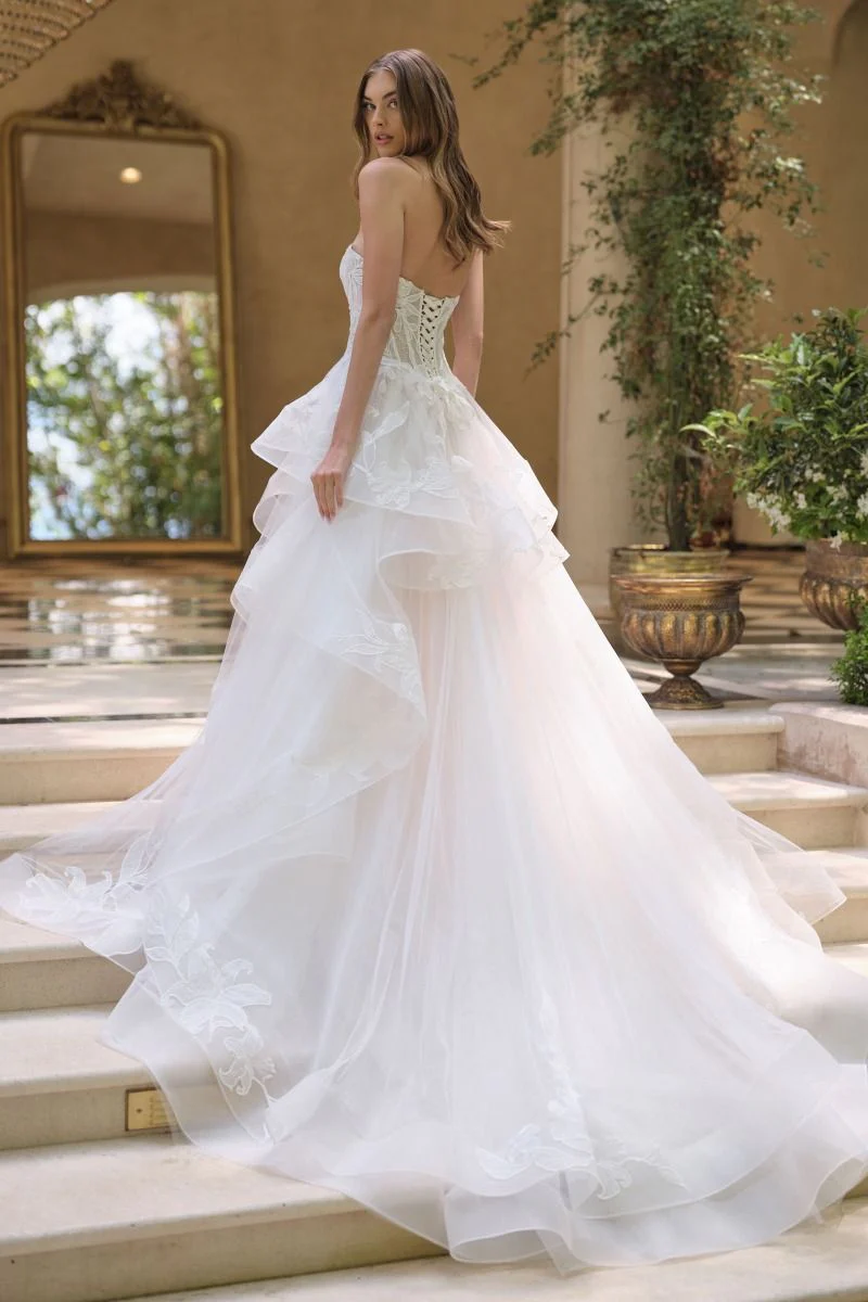 WL059 - Strapless Wedding Ball Gown - Andrea & Leo - Image 3