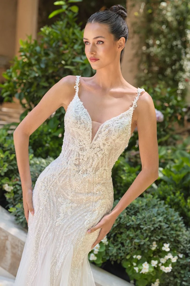 WL066 - Fit & Flare Wedding Gown - Andrea & Leo - Image 2