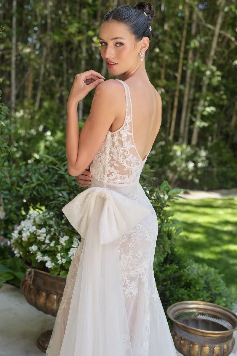 WL068 - Mermaid Wedding Gown - Andrea & Leo - Image 4